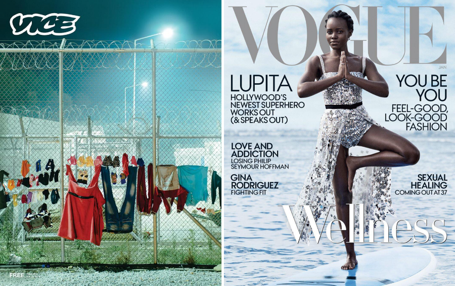  images: Vice, Vogue 