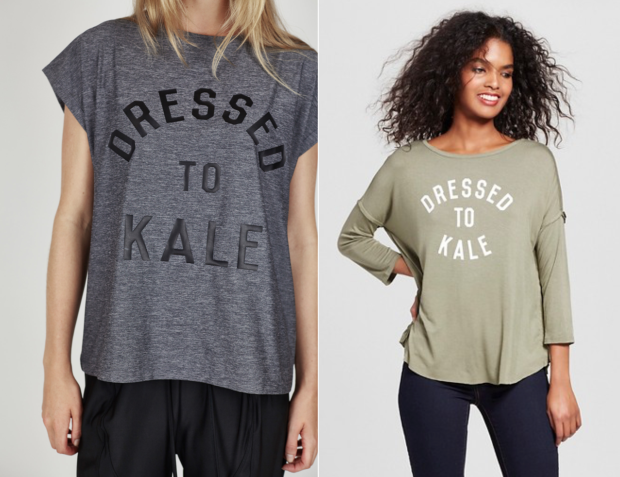  Charlie Cohen's tee (left) & Target's version (right) 
