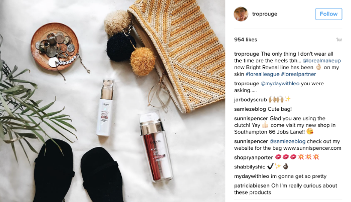 image: @TropRouge Instagram