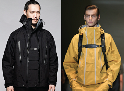 ACRONYM's GT-J5A jacket (left) & Gucci's Spring 2014 jacket (right)