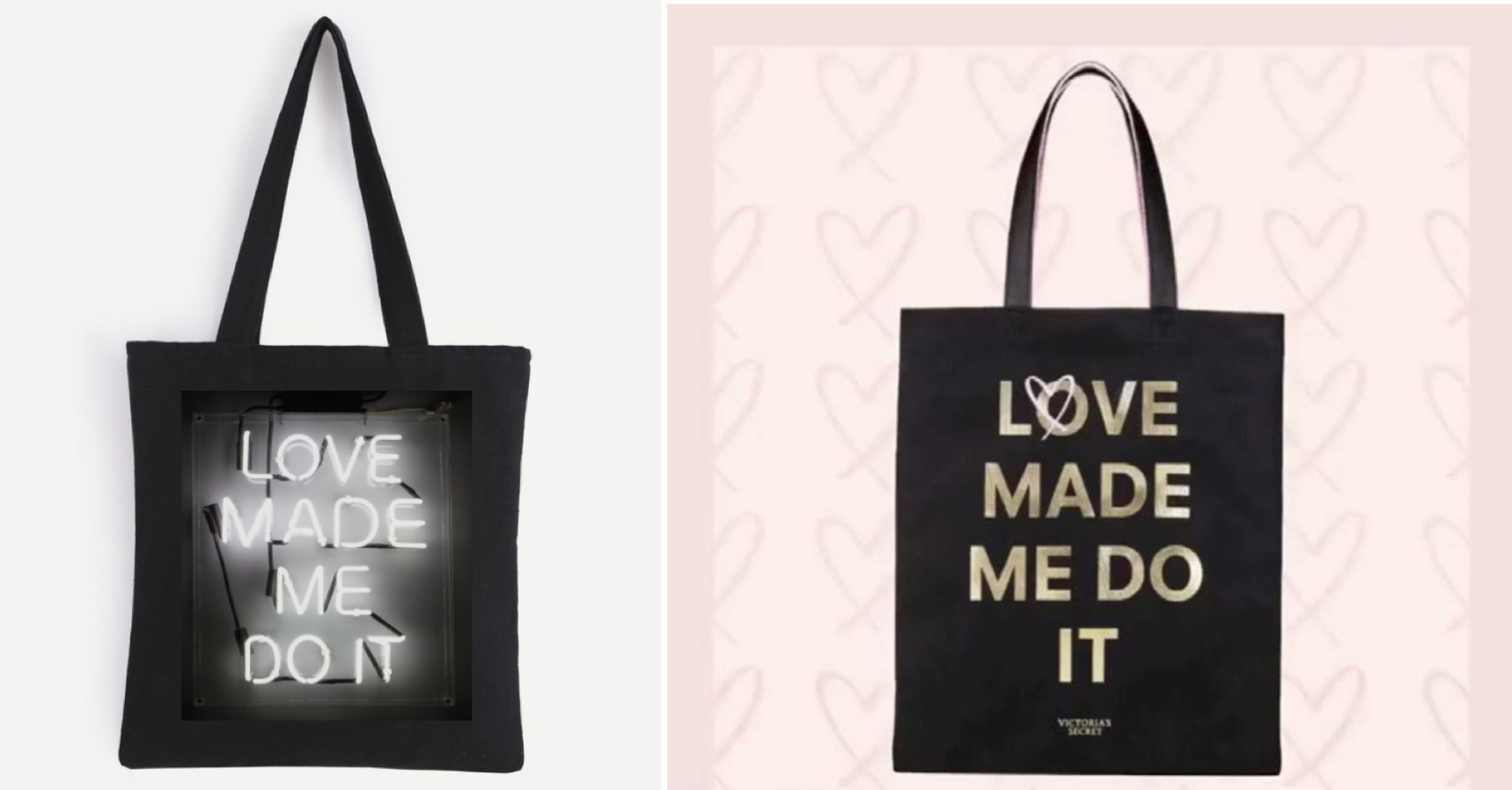  image: Love Made (left) & Victoria's Secret (right) 