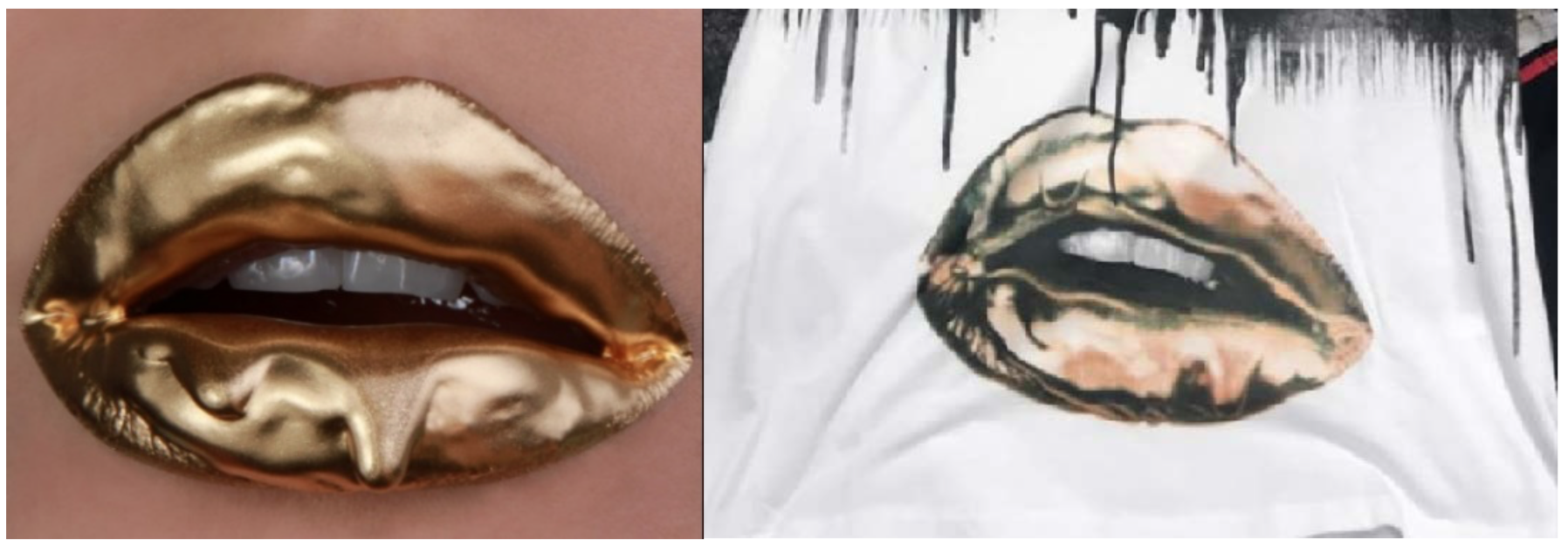  Haggerty’s Liquid Gold (left) & Guess’ t-shirt (right) 