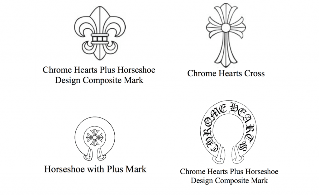 Chrome Hearts Chrome Hearts Cemetery Cross Motif Horseshoe Logo Leggings