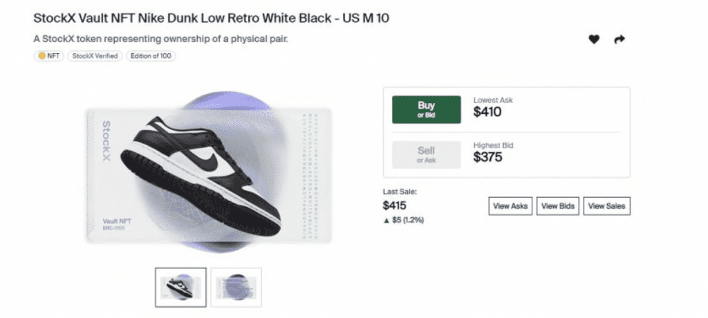 Nike Suing StockX Over Sneaker NFTs