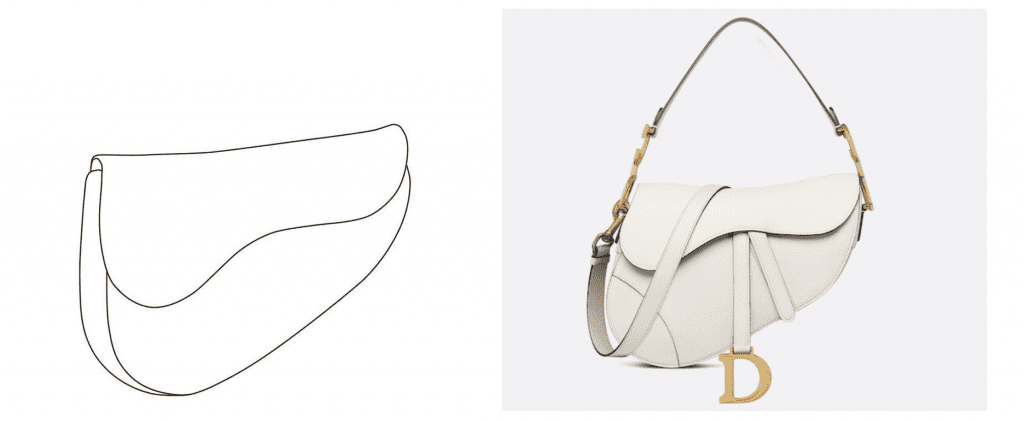 Dior Saddle Bag 3D Model Collection