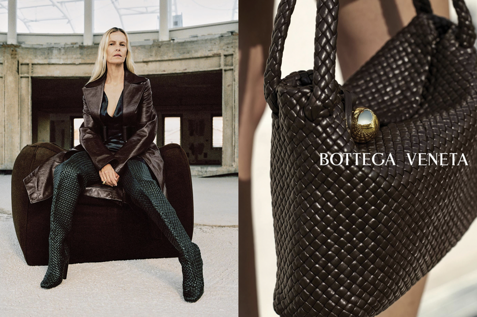 BOTTEGA VENETA Intrecciato Leather Bag Dark Brown_Bottega  Veneta_BRANDS_MILAN CLASSIC Luxury Trade Company Since 2007