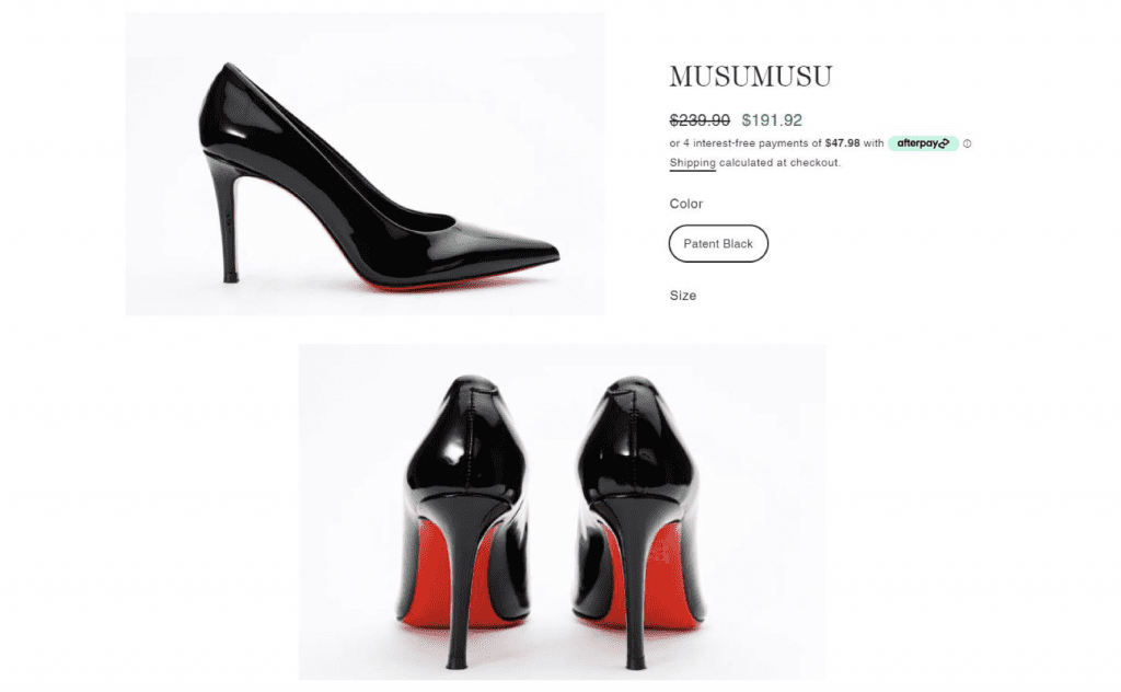 Trademark protection of color: Louboutin's red-soled shoe is a